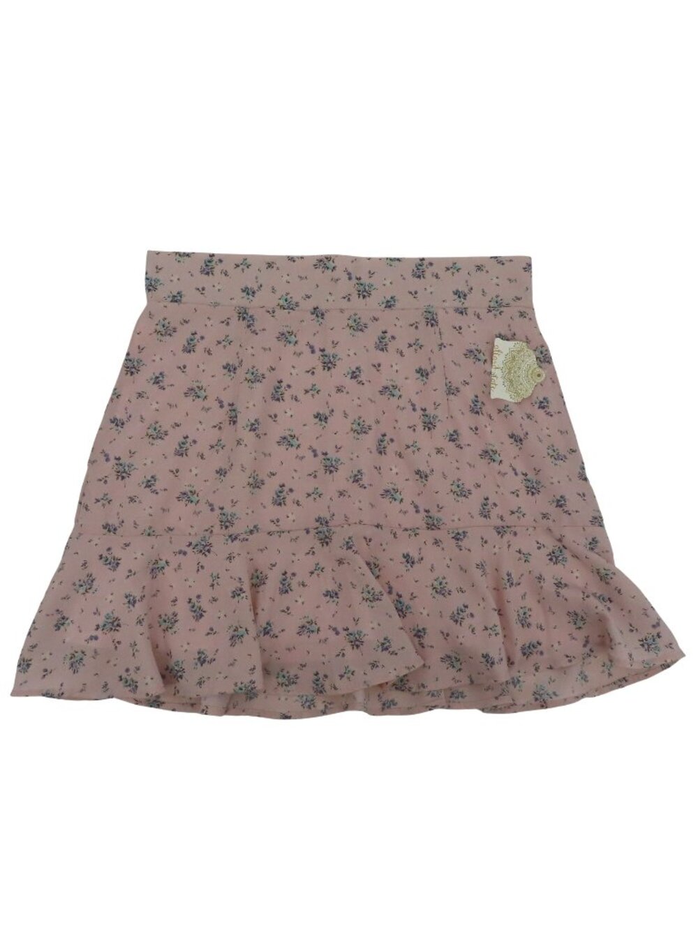 Altard State Women Medium Pink Purple Blue Floral Flower Skirt Cottage Chic NEW